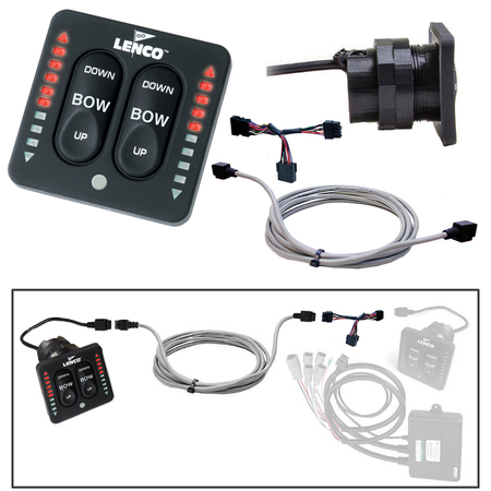 LENCO MARINE Flybridge Kit f/LED Indicator Key Pad f/Two-Piece Tactile Switch - 50' 11941-005